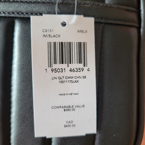 COACH Cammie Chain Shoulder Bag w/ Linear Quilting - Picture 5 of 11